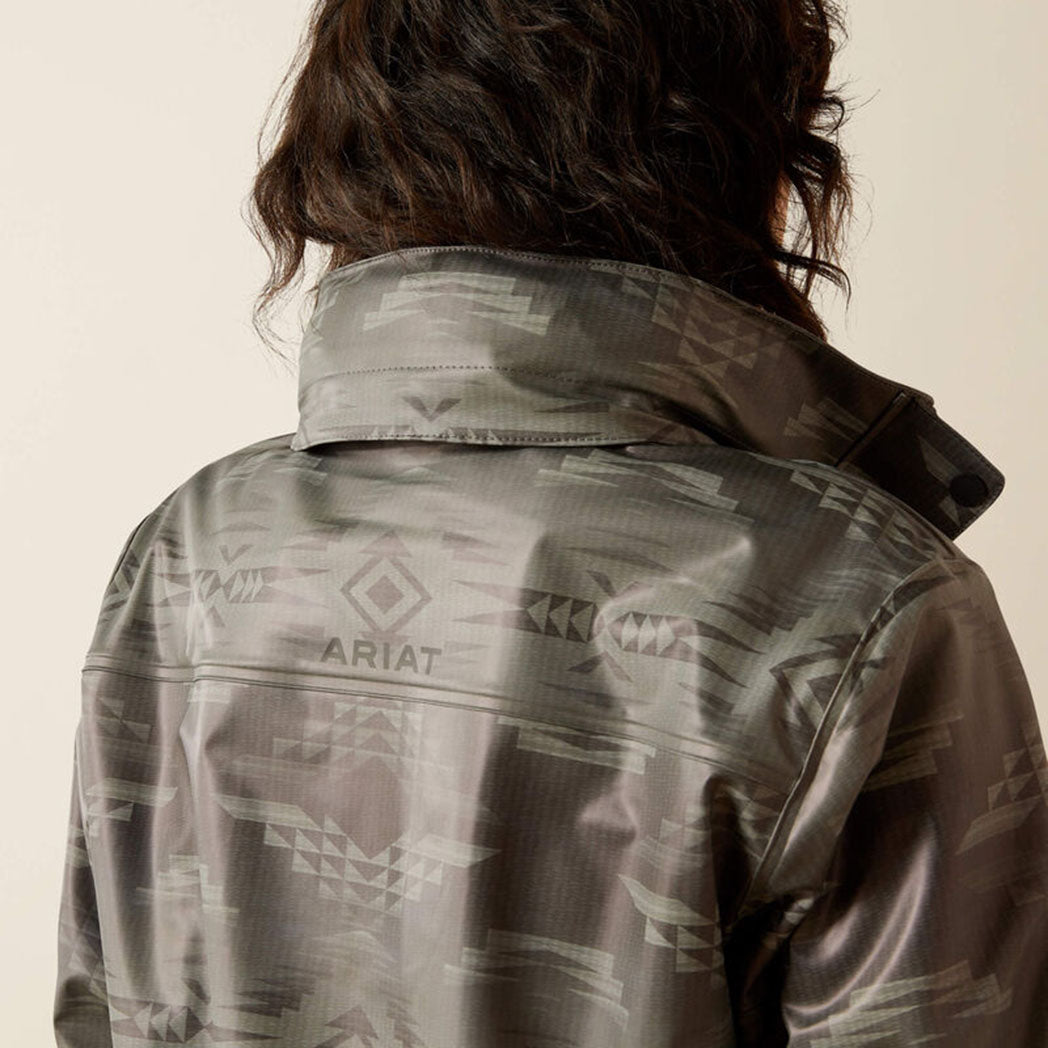 Ariat Women's Grey Dune Drizzle Rain Slicker