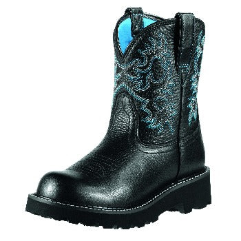  Ariat Black Round Toe Fatbaby