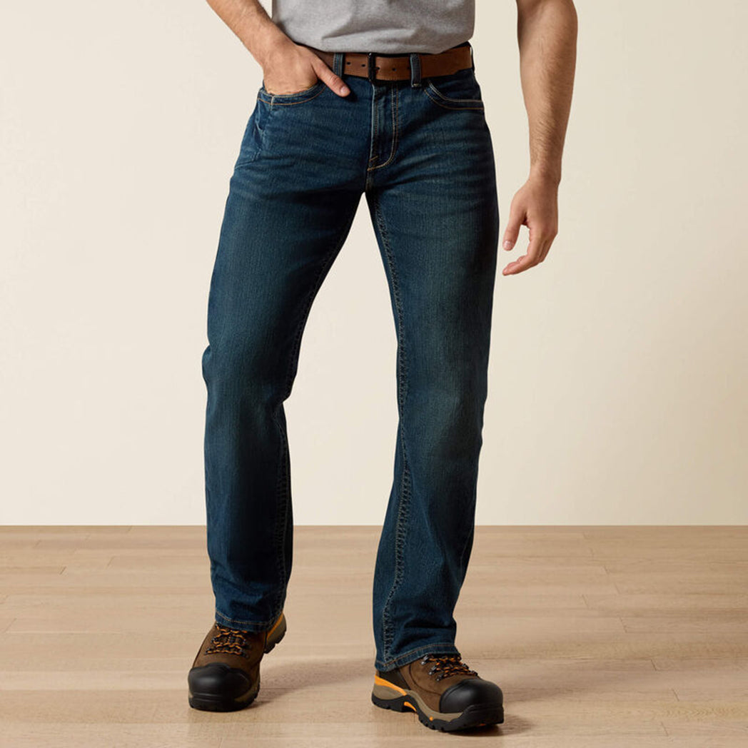  Ariat Men's Rebar M4 Dark Wash Jean