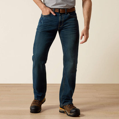  Ariat Men's Rebar M4 Dark Wash Jean