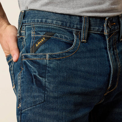  Ariat Men's Rebar M4 Dark Wash Jean