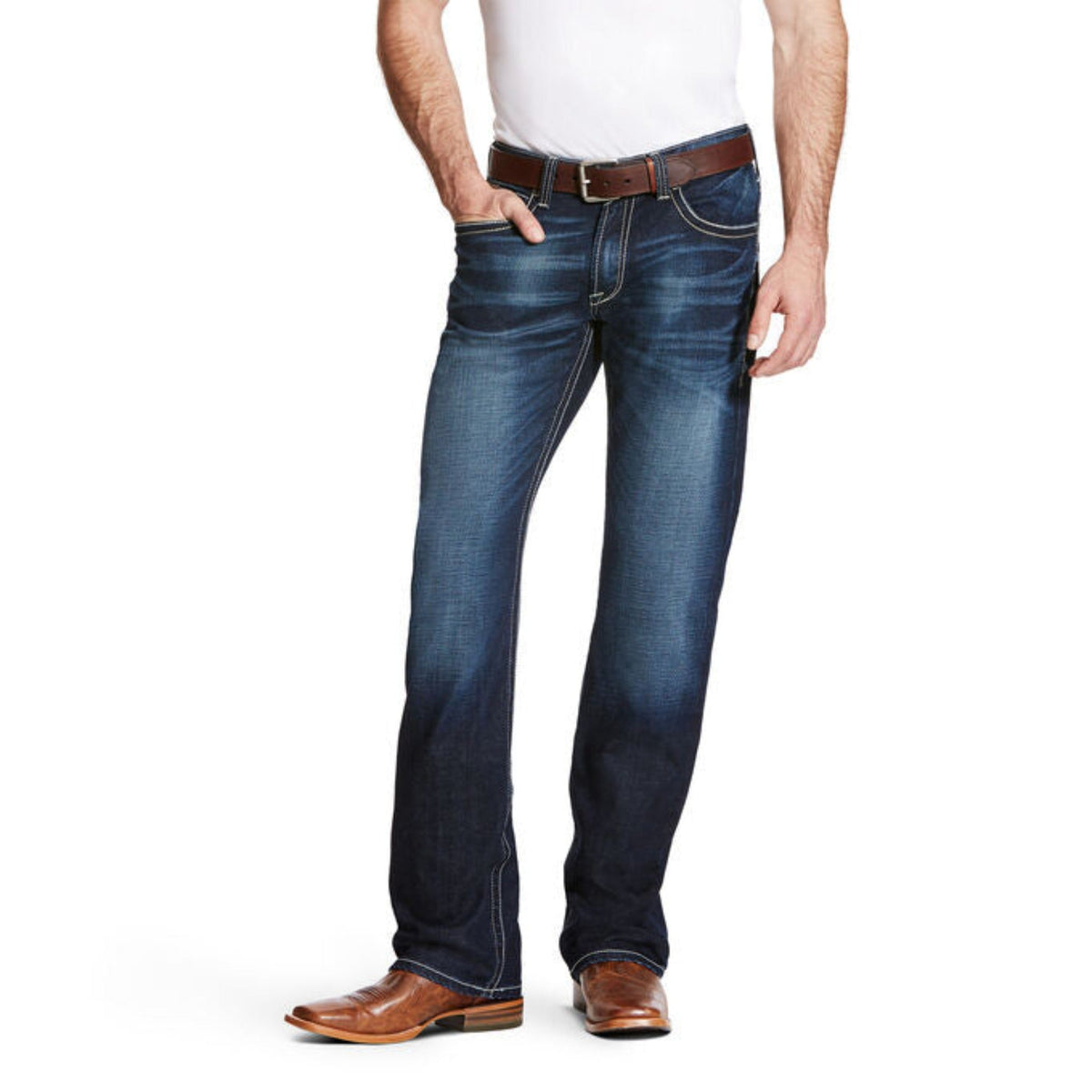  Ariat Men's M4 Low Rise Adkins Boot Cut Jeans