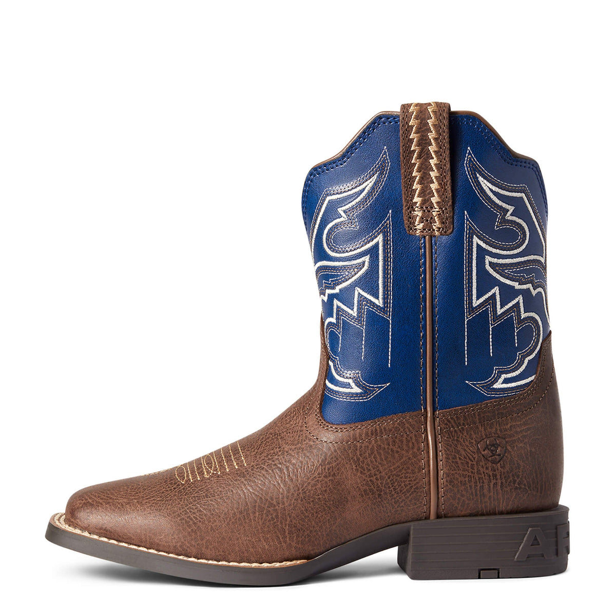 Ariat Kid's Chocolate And Navy Sorting Pen Boots