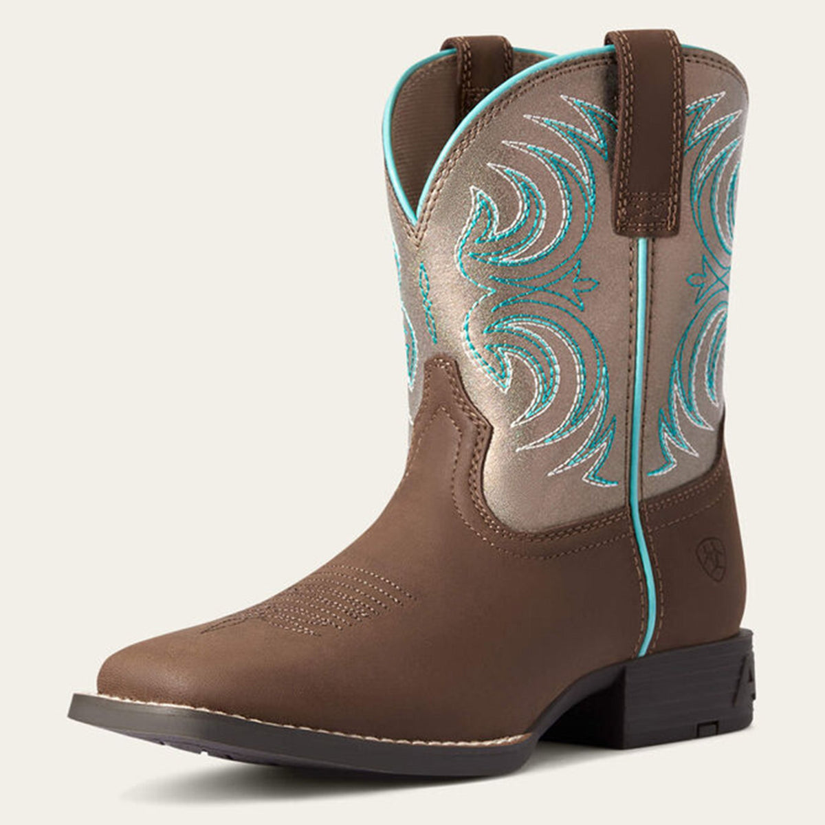  Ariat Kid's Clay & Metallic Bronze Storm Boots