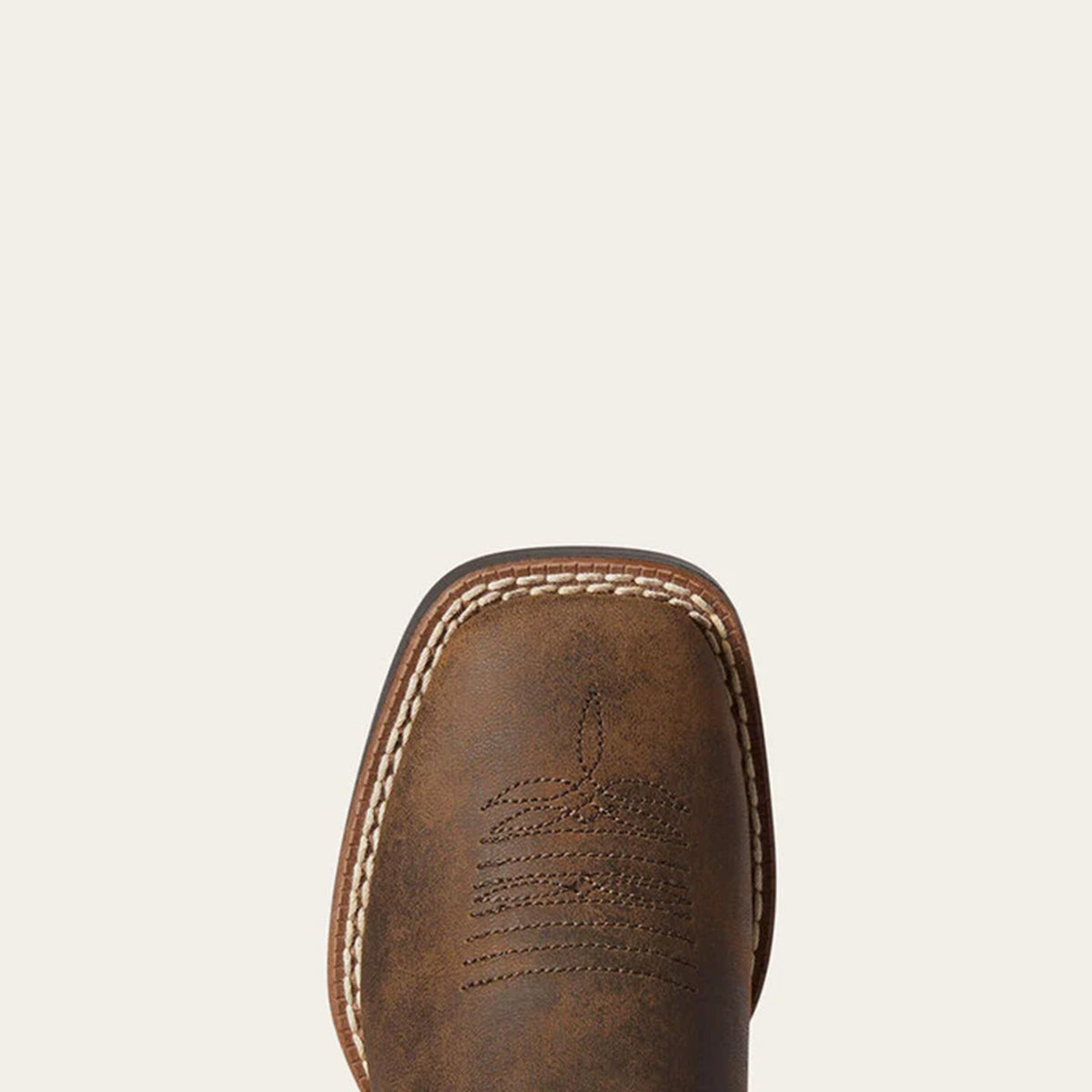  Ariat Youth Storm Antique Brown/Distressed White Western Boots