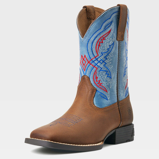  Ariat Youth Double Kicker Square Toe