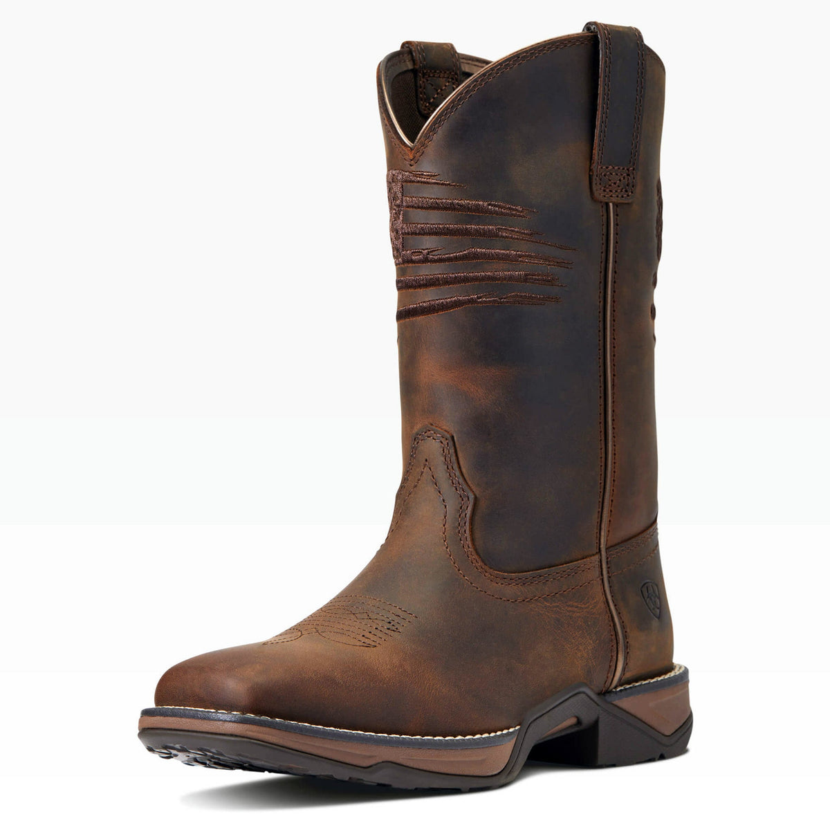  Ariat Women's Anthem Distressed Brown Square Toe Boots