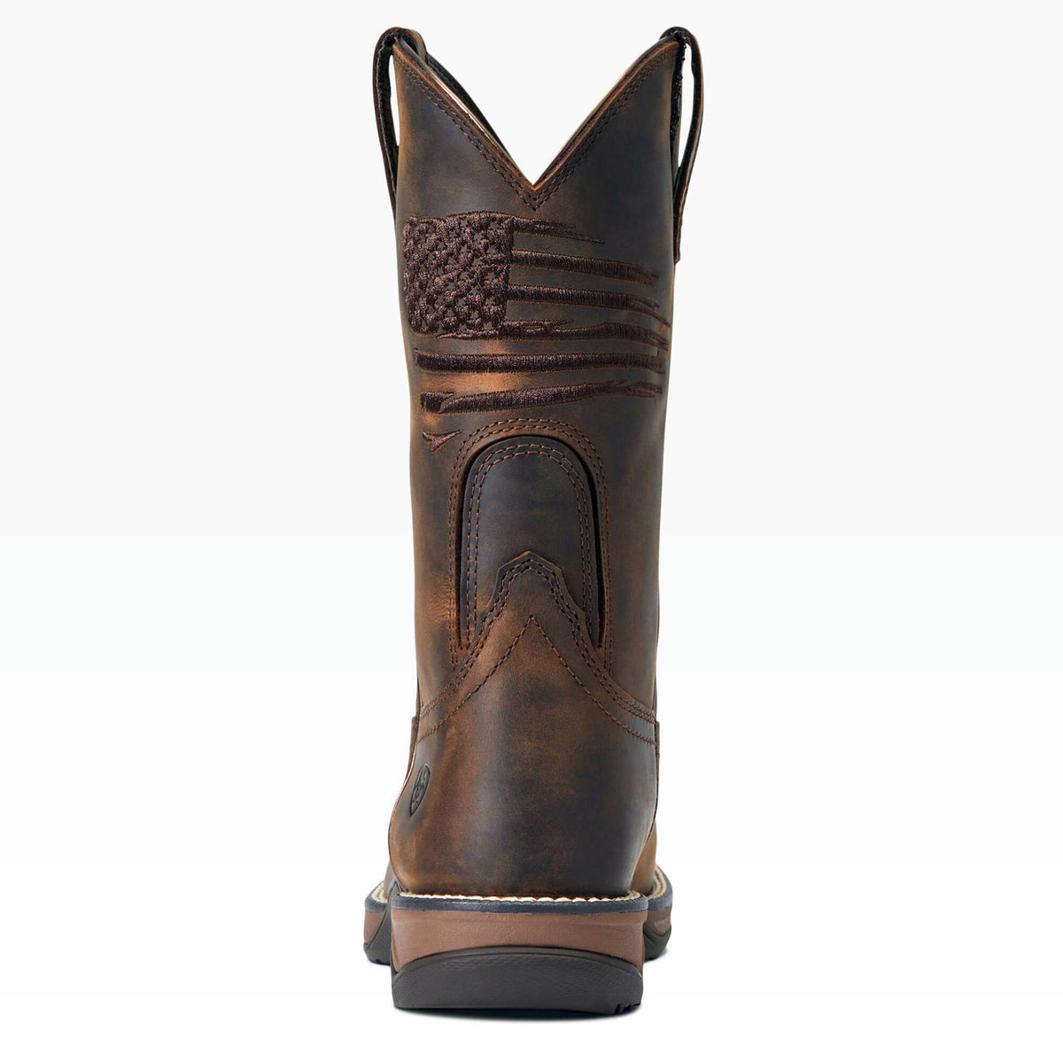  Ariat Women's Anthem Distressed Brown Square Toe Boots