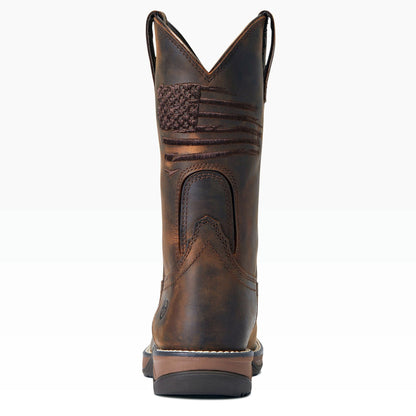  Ariat Women's Anthem Distressed Brown Square Toe Boots