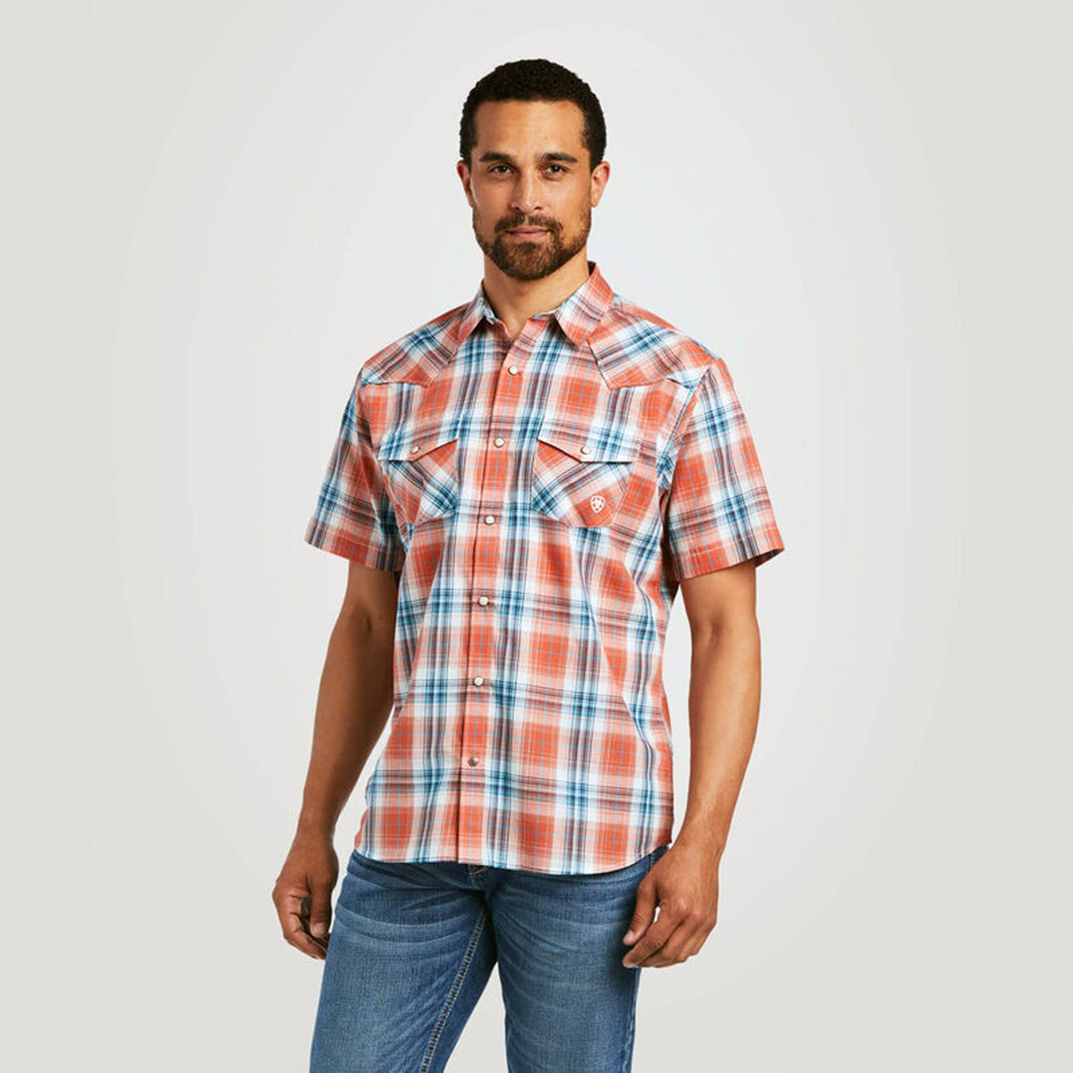  Ariat Men's Hawk Retro Fit Short Sleeve