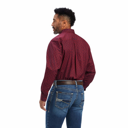 Ariat Men's Diamond Print Shirt