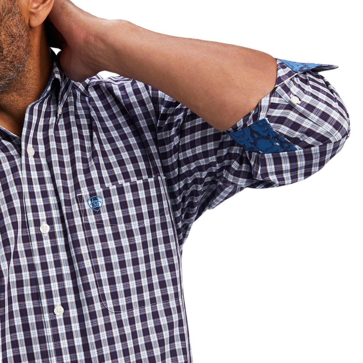  Ariat Men's Wrinkle Free Donny Shirt