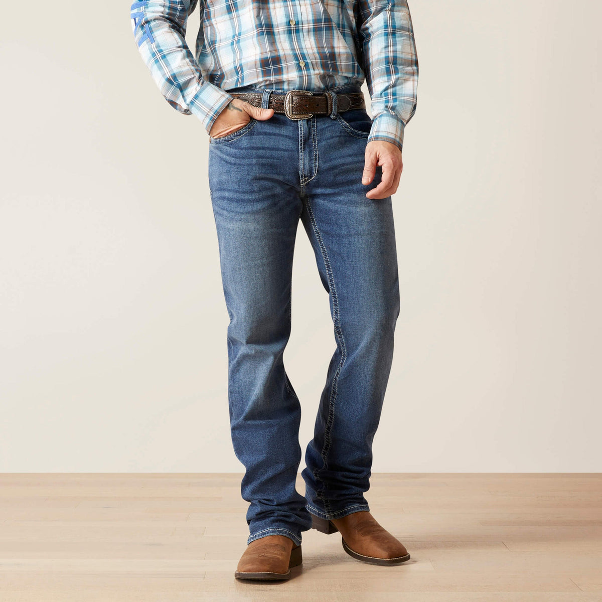  Ariat Men's M4 Hugo Boot Cut Jeans