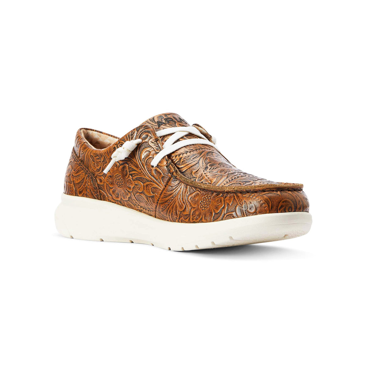  Ariat Women's Brown Floral Embossed Hilo