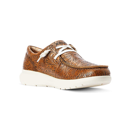  Ariat Women's Brown Floral Embossed Hilo