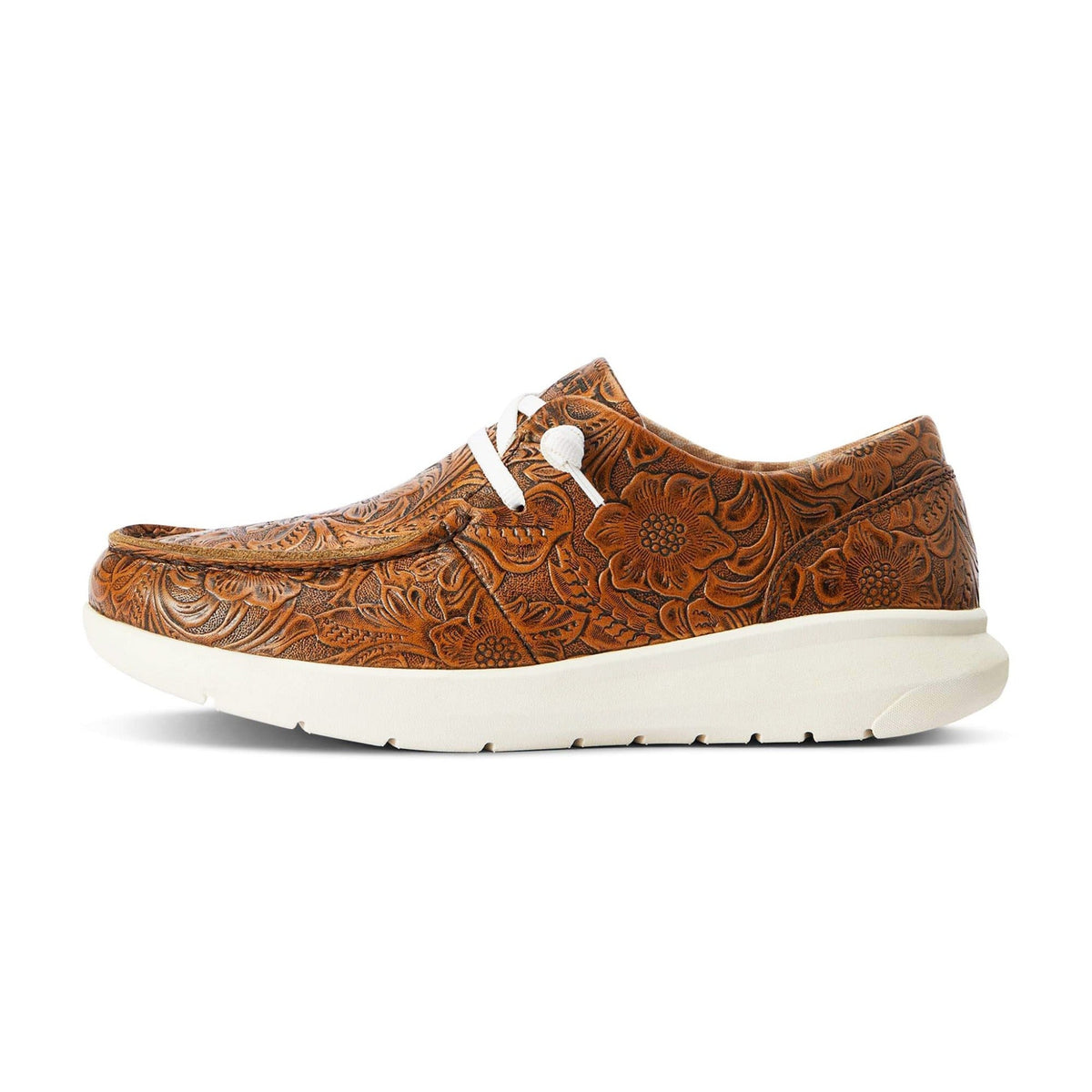 Ariat Women's Brown Floral Embossed Hilo