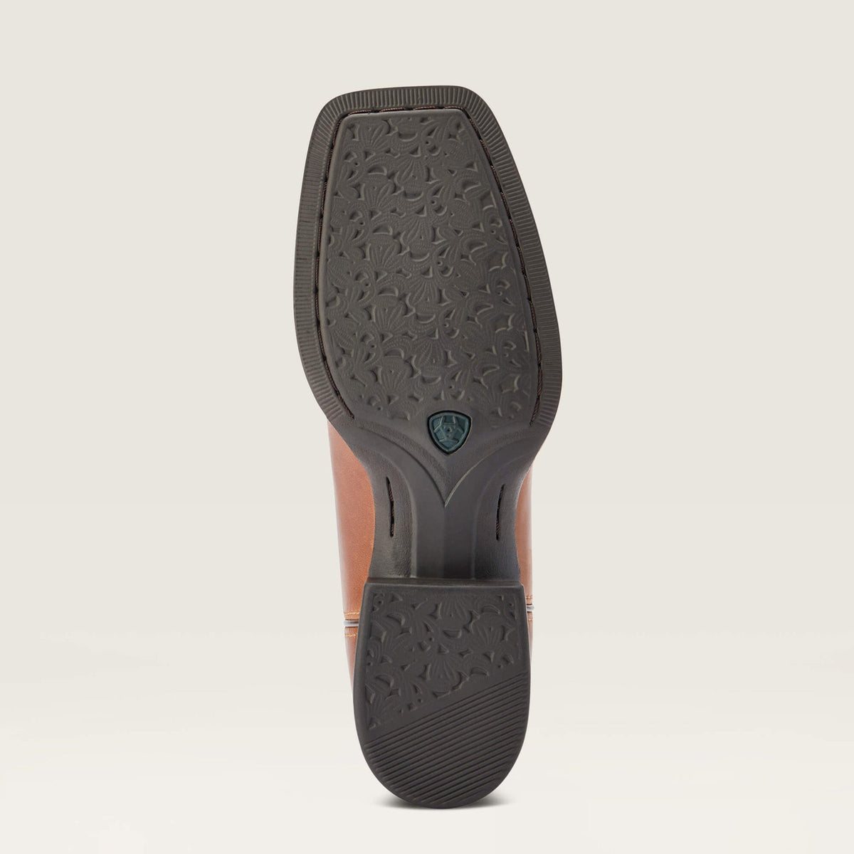  Ariat Women's Round Up Brown/Turquoise Square Toe Boots
