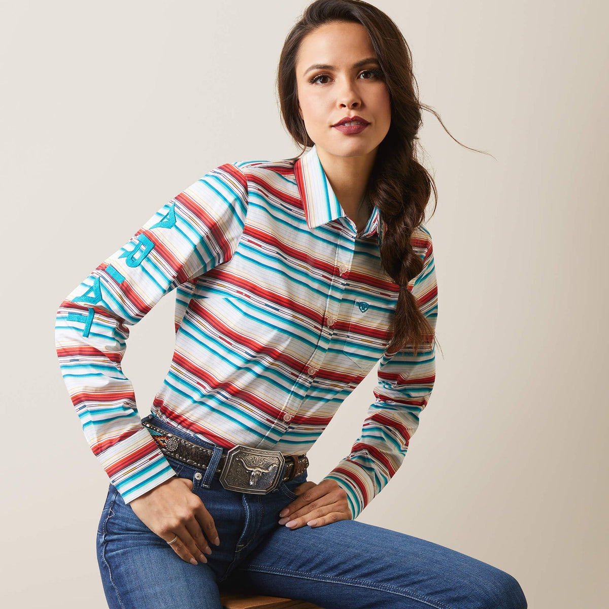  Ariat Women's Striped Shirt