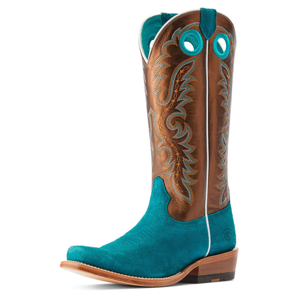  Ariat Women's Turquoise And Gold Futurity Boon Boot