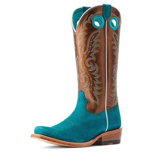  Ariat Women's Turquoise And Gold Futurity Boon Boot