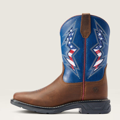  Ariat XT VentTEK Bolt Kid's Square Toe Boots