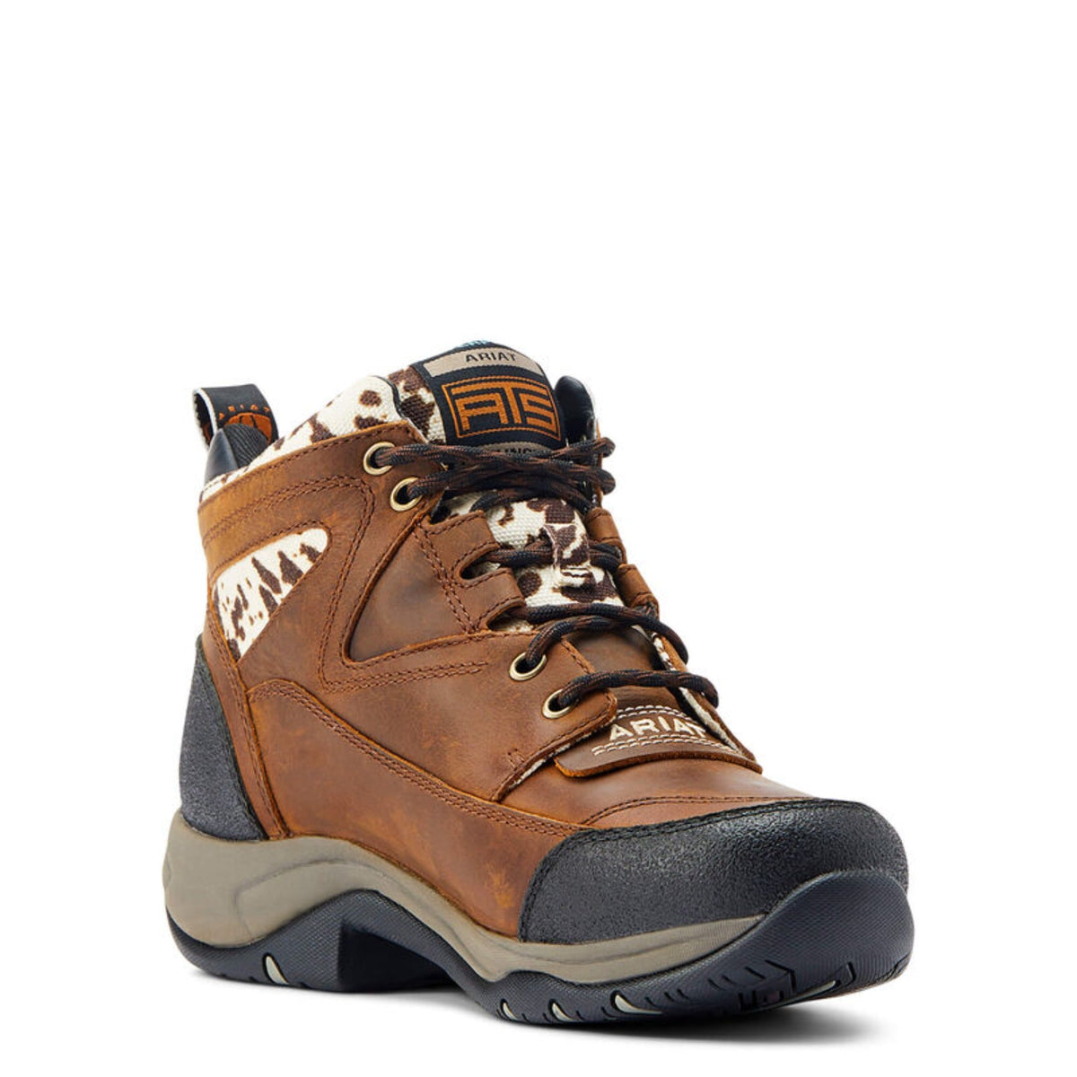 Ariat Women's Terrian Cowprint Boot