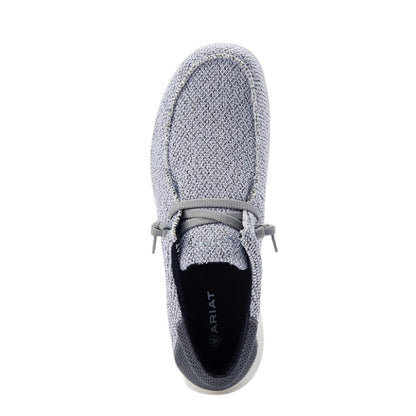  Ariat Men's Distressed White/Gray Hilo