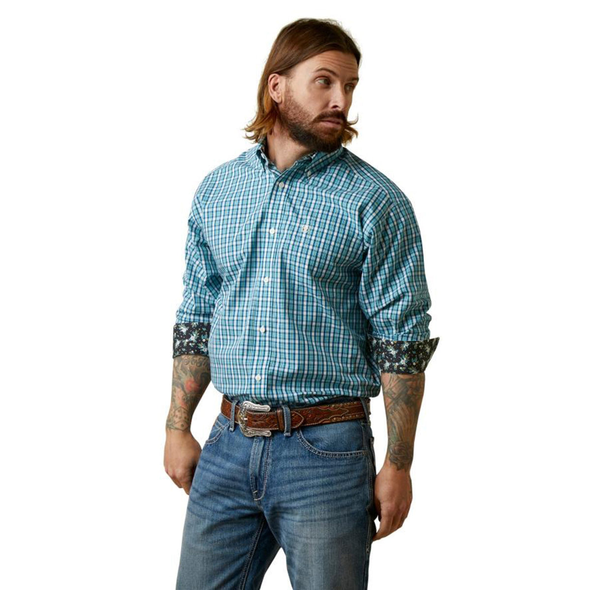  Ariat Men's Wrinkle Free Cayden Classic Fit Long Sleeve