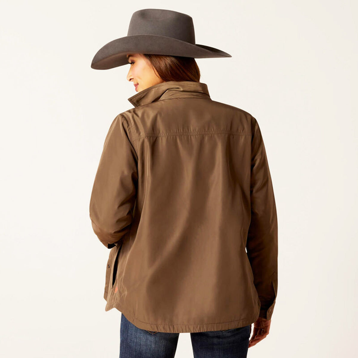  Ariat Women's Brown Fleece Lined Shacket
