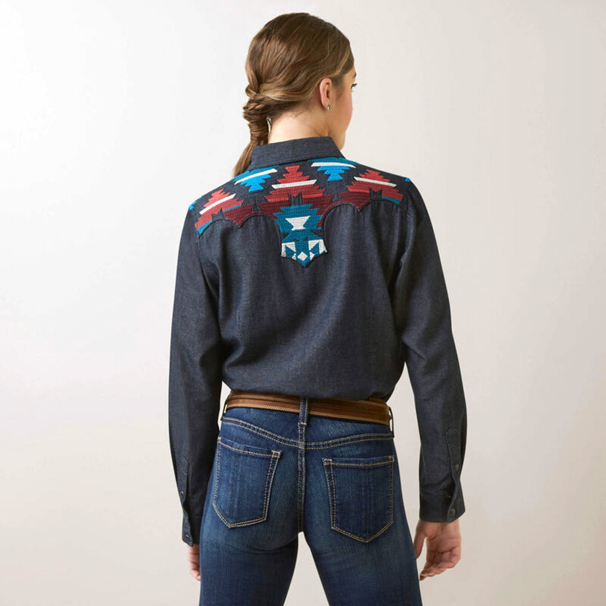  Ariat Woman's Dutton Blue Shirt
