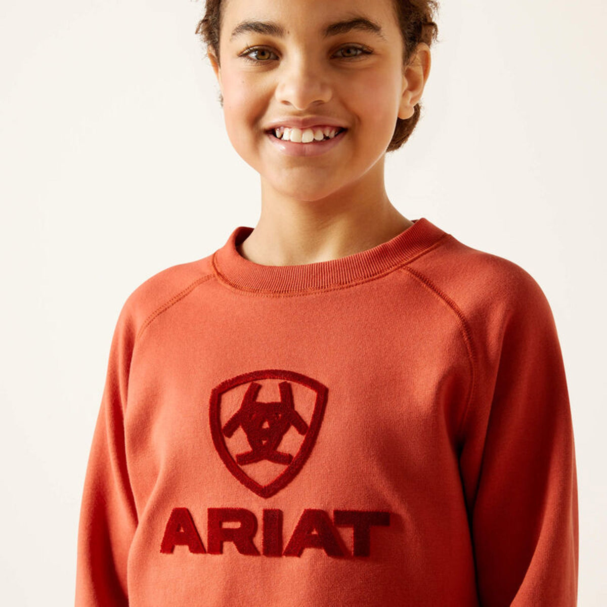  Ariat Youth Burnt Brick Sweatshirt