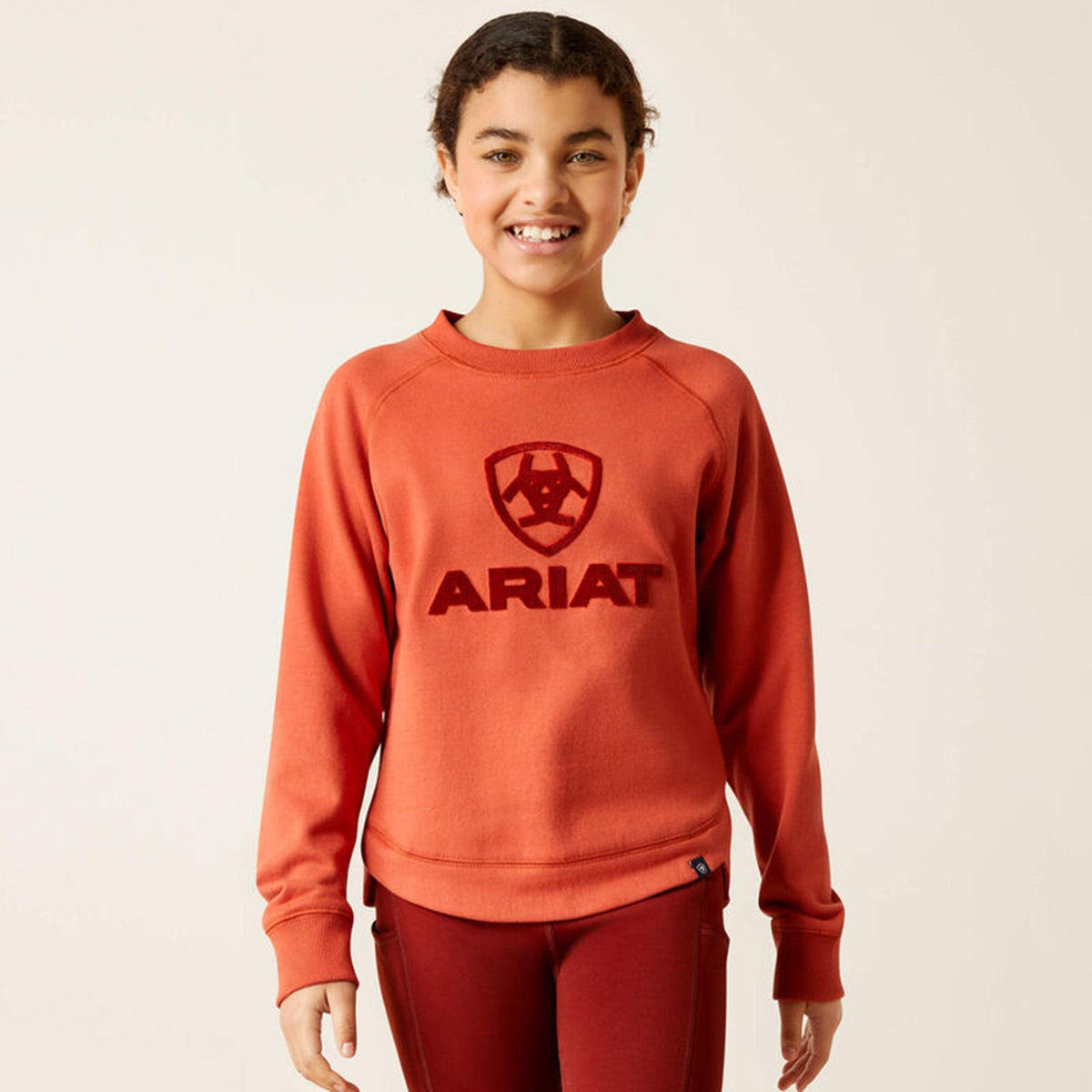  Ariat Youth Burnt Brick Sweatshirt