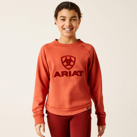  Ariat Youth Burnt Brick Sweatshirt