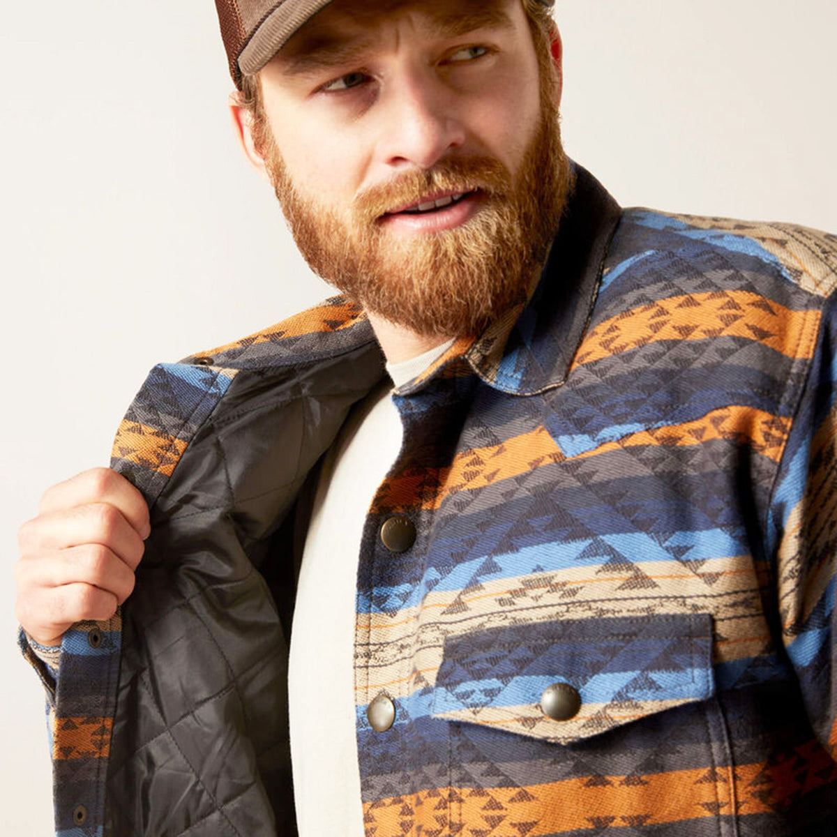  Ariat Men's Hartland Multi Aztec Shacket