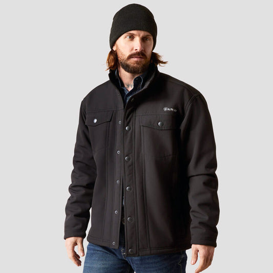  Ariat Men's Black SoftShell Sherpa Jacket