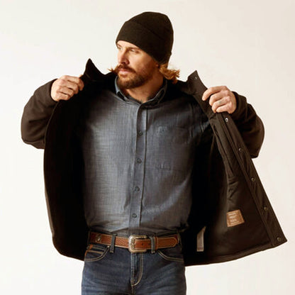  Ariat Men's Black SoftShell Sherpa Jacket