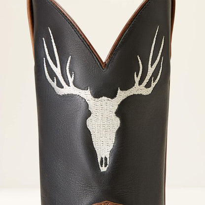  Ariat Men's Brown Crosshair Skull Boots