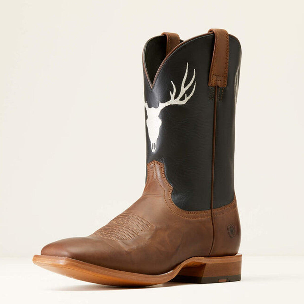  Ariat Men's Brown Crosshair Skull Boots