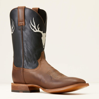  Ariat Men's Brown Crosshair Skull Boots