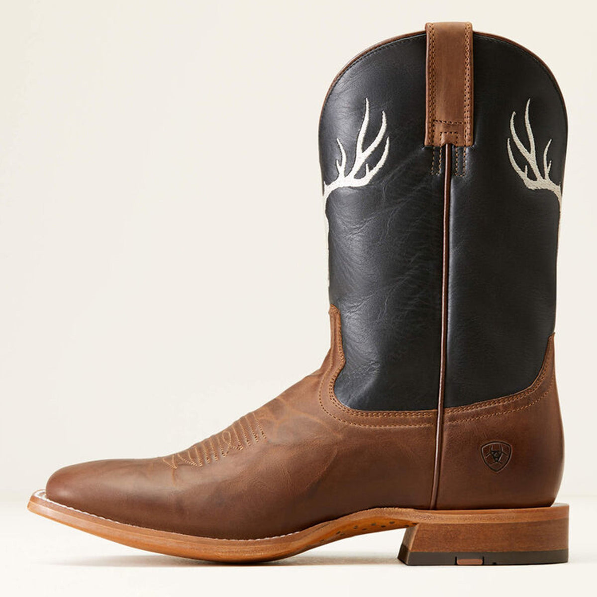  Ariat Men's Brown Crosshair Skull Boots