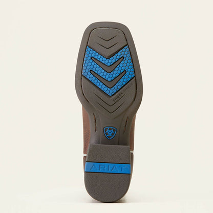  Ariat Kid's Brown & Teal Wilder Square Toe