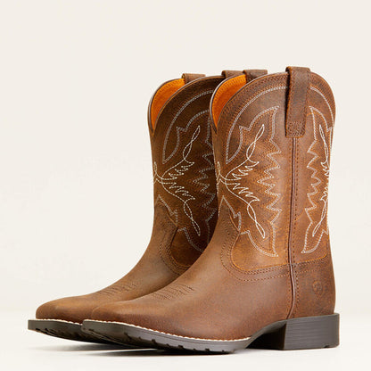  Ariat Kid's Brown Hybrid RanchBoots