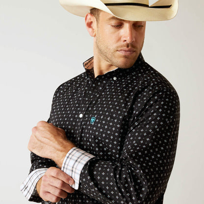 Ariat Men's Seth Black Shirt
