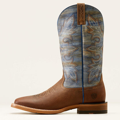  Ariat Men's Standout Loco Brown And Cloud Blue