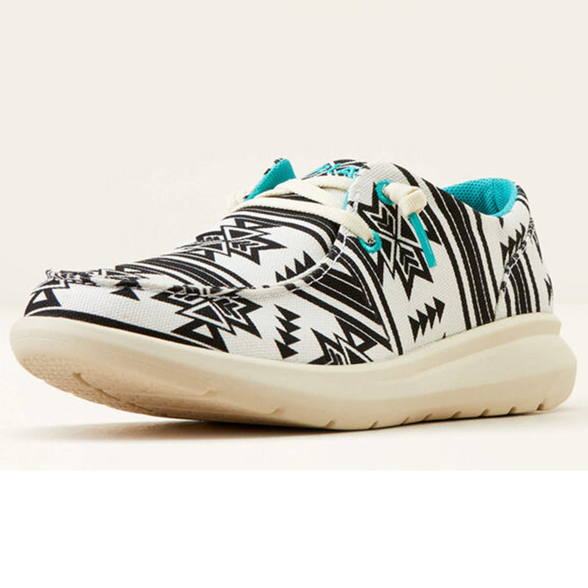  Ariat Women's Black & White Southwest Hilo