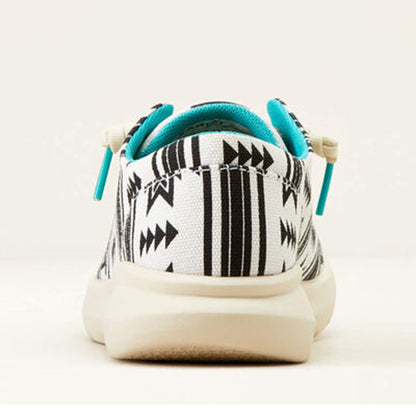  Ariat Women's Black & White Southwest Hilo