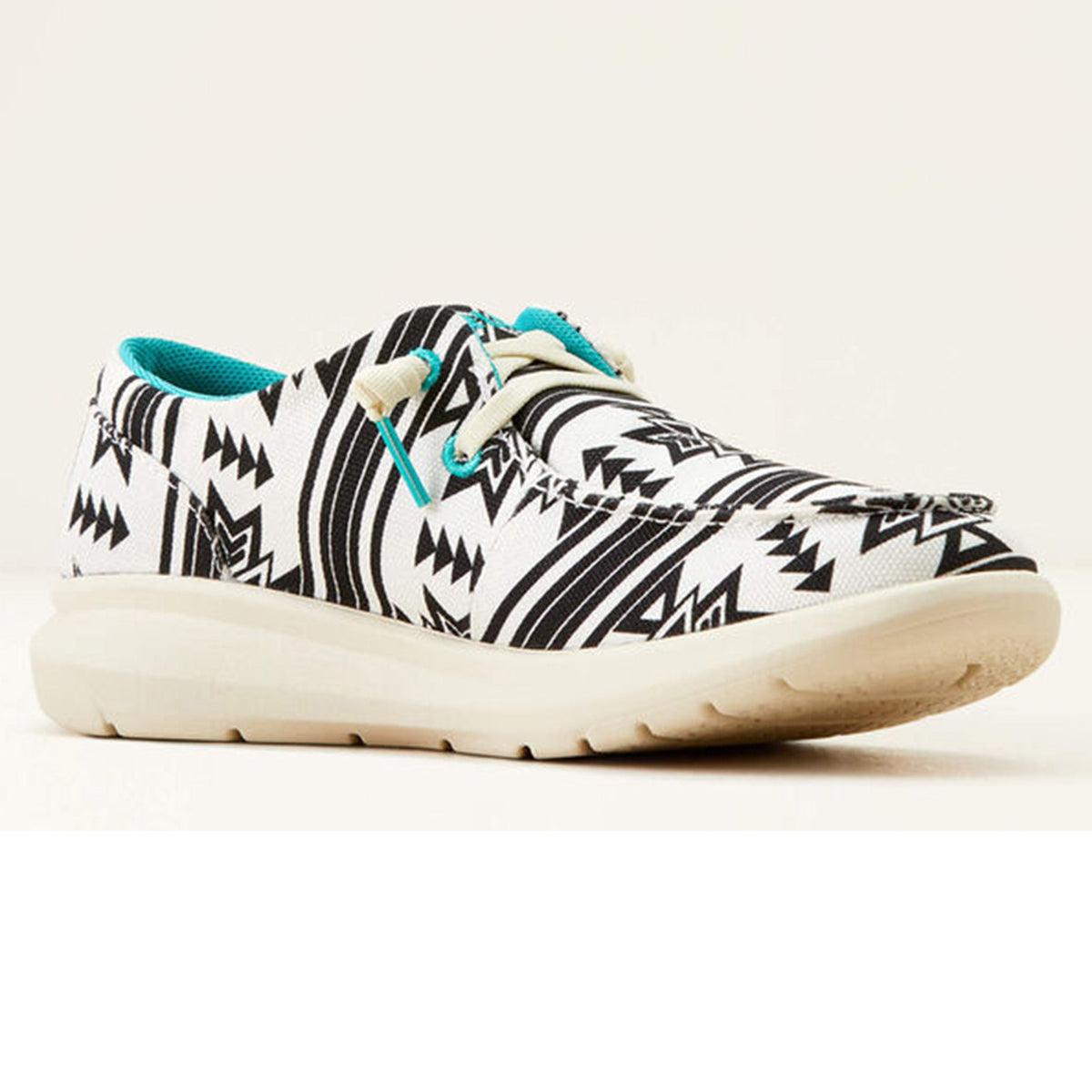  Ariat Women's Black & White Southwest Hilo