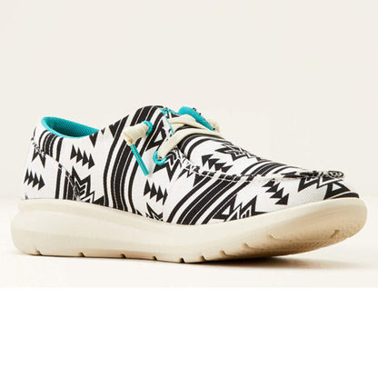  Ariat Women's Black & White Southwest Hilo