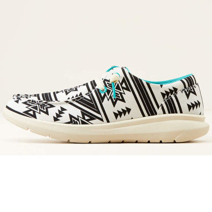  Ariat Women's Black & White Southwest Hilo