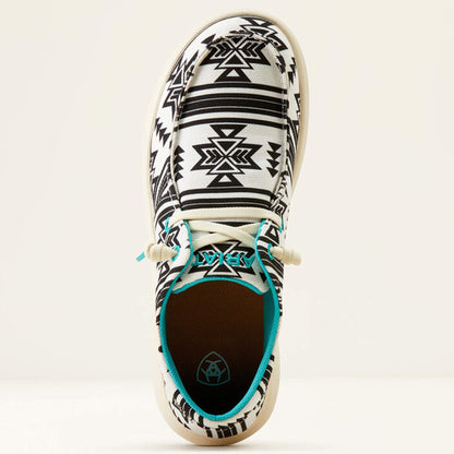  Ariat Women's Black & White Southwest Hilo